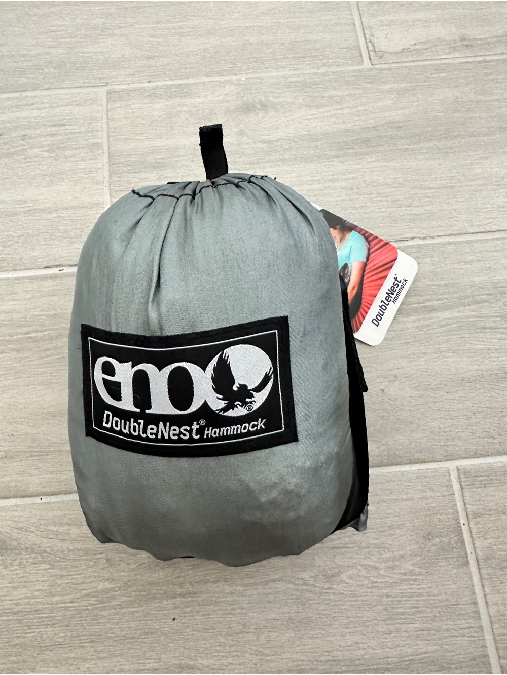 ENO Eagles Nest Outfitters DoubleNest Hammock Camp Lightweight Seafoam Grey NWT